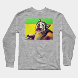 Kitty, the SIBERIAN HUSKY Long Sleeve T-Shirt